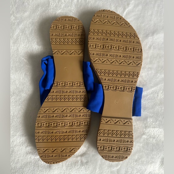 Indios by Impulcalza blue fabric sandals. Size 9. - Picture 3 of 5